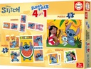 JUEGO SUPERPACK 4in1 STITCH FSC  EDUCA 20474