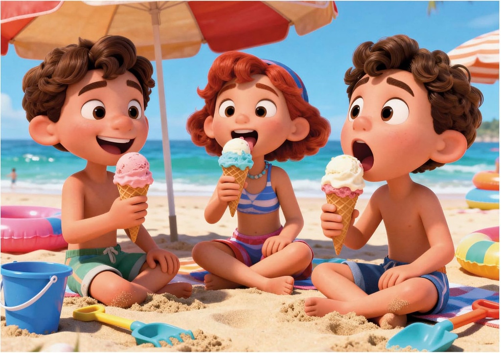 PUZZLE MULTI 4 EN 1 PLAYA JR FSC(R)  EDUCA 20503