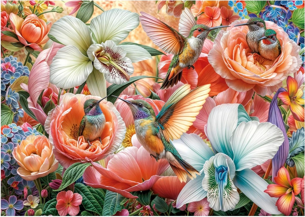PUZZLE 500 JARDÍN DE COLIBRÍES FSC(  EDUCA 20549