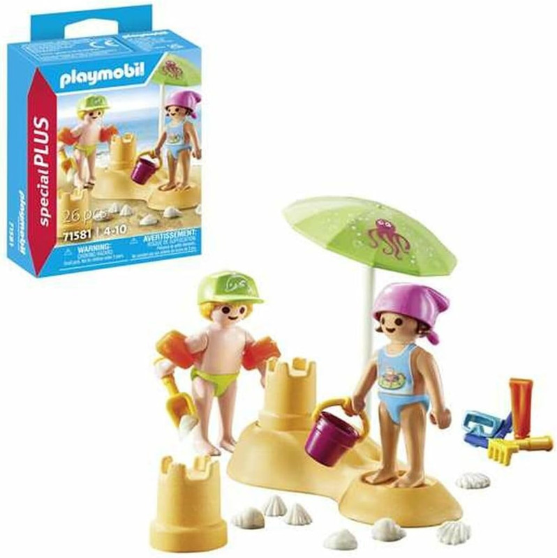 Niños con castillo de arena PLAYMOBIL 71581