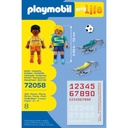 Jugadores de fútbol PLAYMOBIL 72058