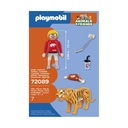 Zoo: Tigre y visitante PLAYMOBIL 72089