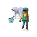 Zoo: Oso polar y cuidador PLAYMOBIL 72090