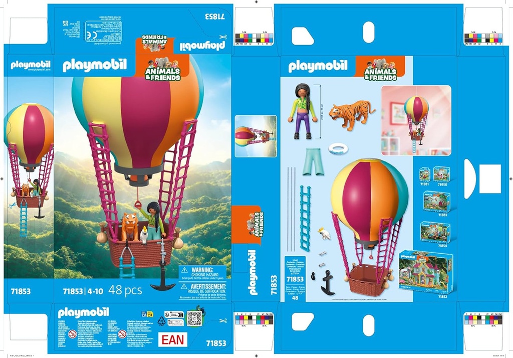 Viaje en globo PLAYMOBIL 71853