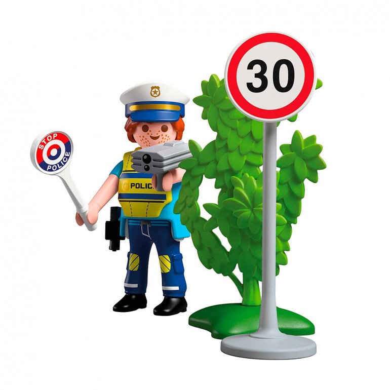 Policía con radar de velocidad PLAYMOBIL 72029