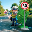Policía con radar de velocidad PLAYMOBIL 72029