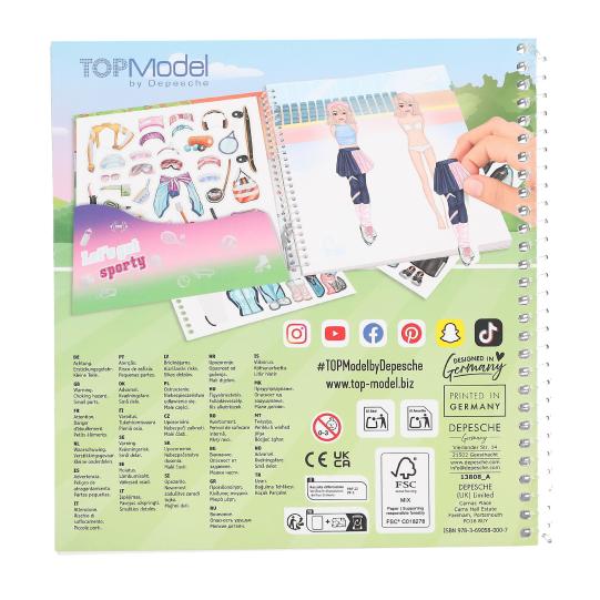 TOPModel Dress Me Up Libro de pegati 13808