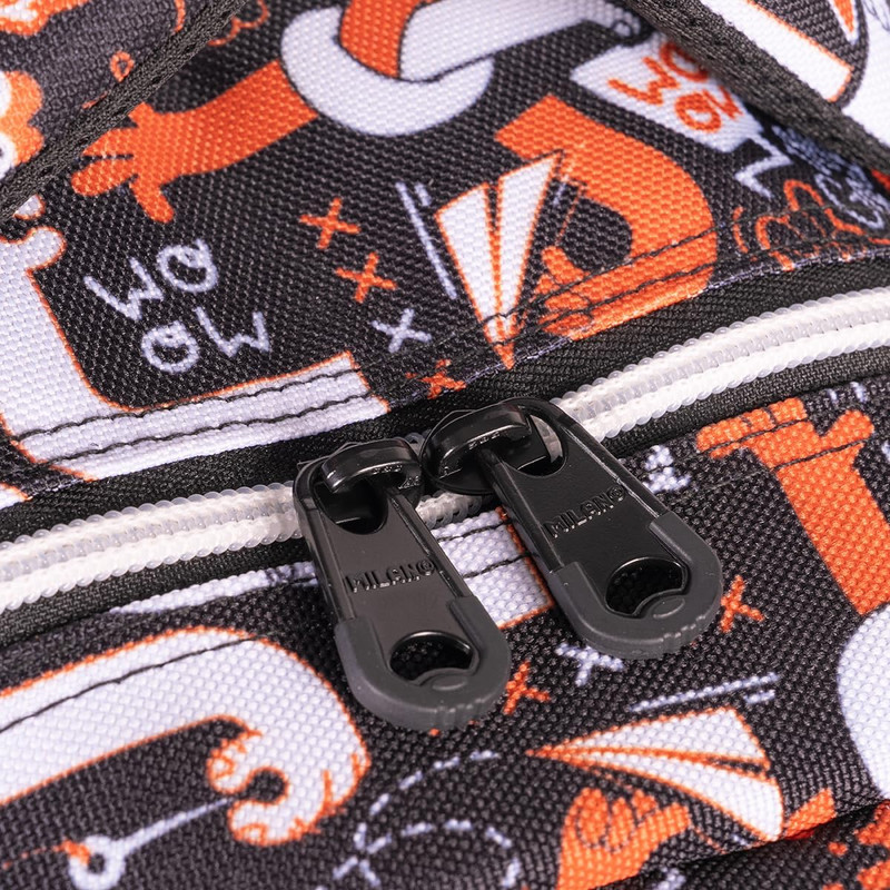 Mochila escolar 2 cremalleras (21 L) serie especial Fingers
