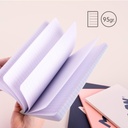 libretas A5 encoladas, papel a líneas AZUL (7 mm), 48 hojas de 95 gr/m², colección 430 since 1918
