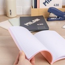 libretas A5 encoladas, papel a líneas ROSA(7 mm), 48 hojas de 95 gr/m², colección 430 since 1918