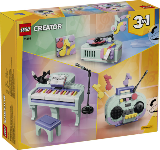 Piano Musical Decorativo con Gato LEGO 31392