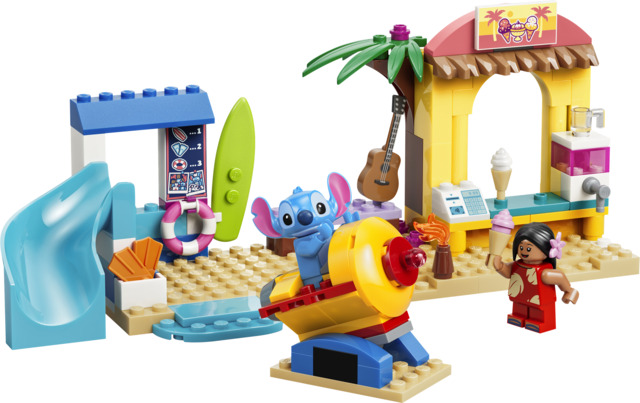 Diversión en la Playa con Lilo y Stitch LEGO 43280
