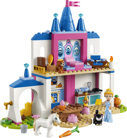 Castillo de Cenicienta y sus Amigos Animales LEGO 43283