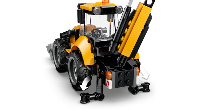 Cargadora Retroexcavadora Amarilla LEGO 60480