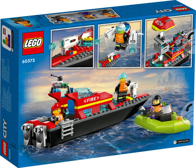 Lancha de Rescate de Bomberos V29 LEGO 60373
