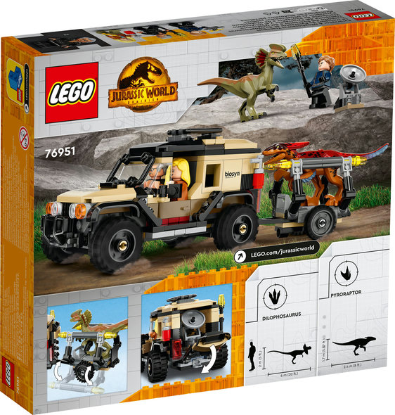 Transporte del Pyrorraptor y.. V29 LEGO 76951