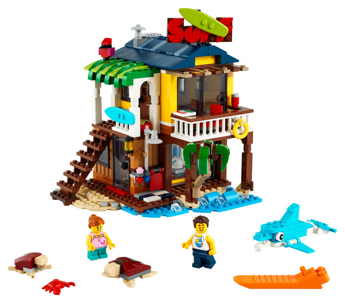 Casa Surfera en la Playa V29 LEGO 31118