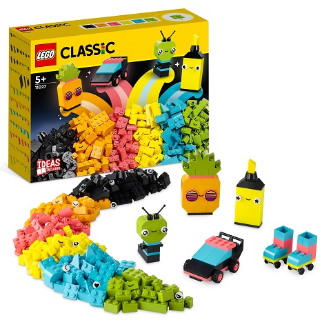 Diversión Creativa: Neón LEGO 11027