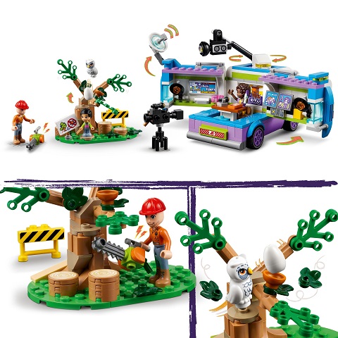 Unidad Móvil de Noticias LEGO 41749