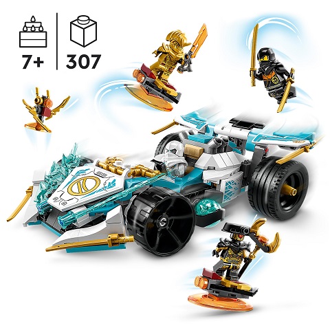 Zane Dragon Power: Deportivo de
Competición Spinjitzu LEGO 71791
