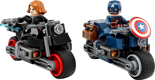 Motos de Viuda Negra y el Capitán América LEGO 76260