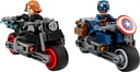 Motos de Viuda Negra y el Capitán América LEGO 76260