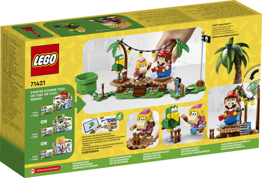 Set de Expansión: Jaleo en la jungla con Dixie Kong MARIO LEGO 71421