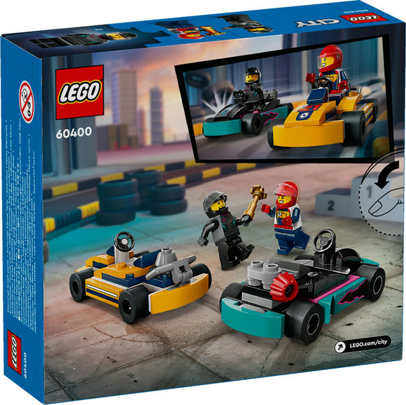 Karts y Pilotos de Carreras V29 LEGO  60400