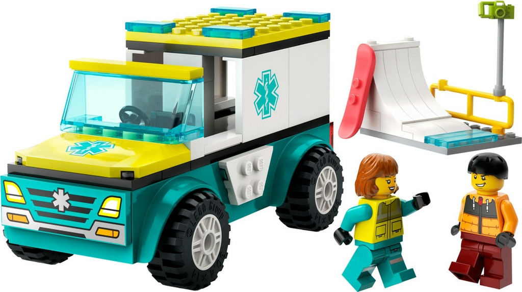 Ambulancia de Emergencias y.. V29 LEGO  60403