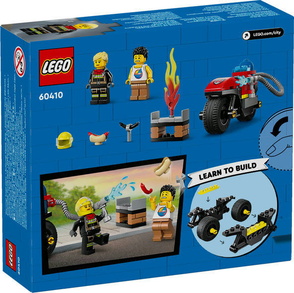 Moto de Rescate de Bomberos V29 LEGO  60410