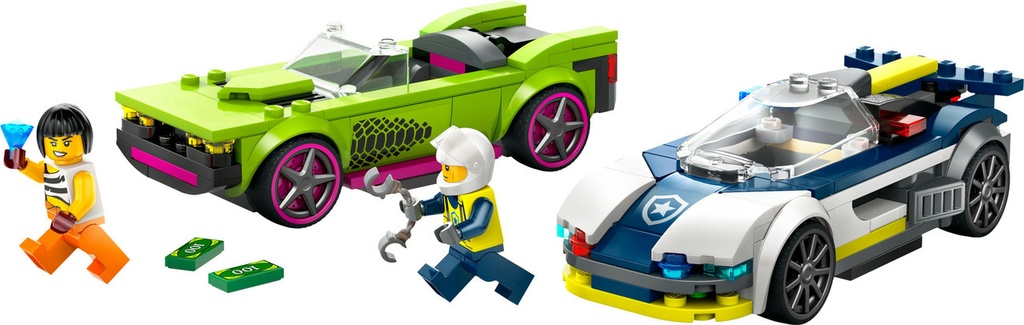 Coche de Policía y Potente D.. V29 LEGO  60415
