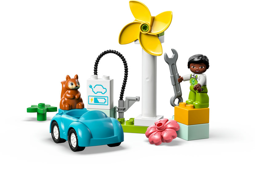 Aerogenerador y Coche Eléctr.. V29 LEGO  10985