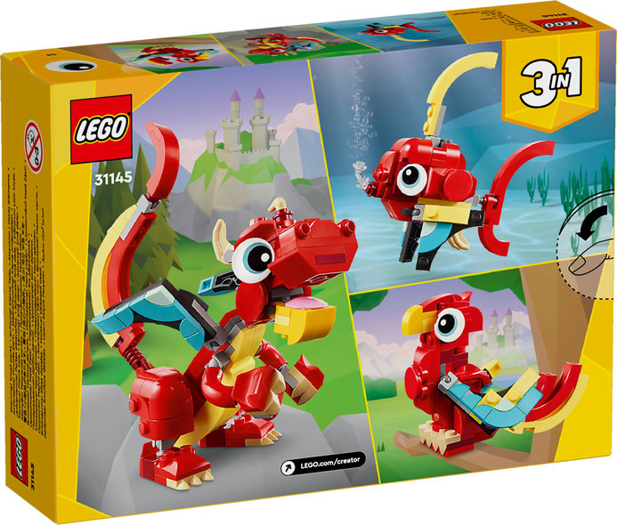 Dragón Rojo V29 LEGO  31145