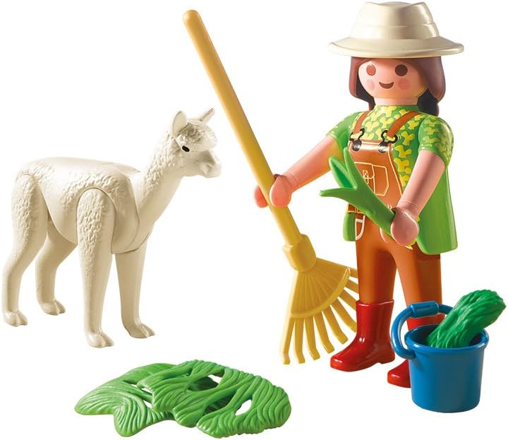 Cuidadora con alpaca PLAYMOBIL 4944