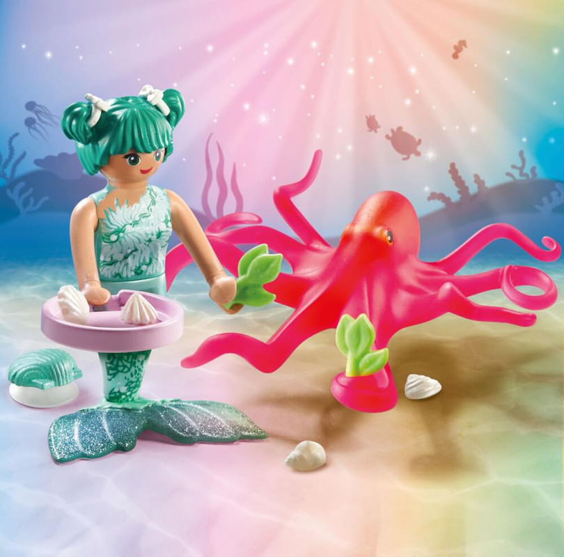 Sirena con pulpo que cambia de color PLAYMOBIL 71503