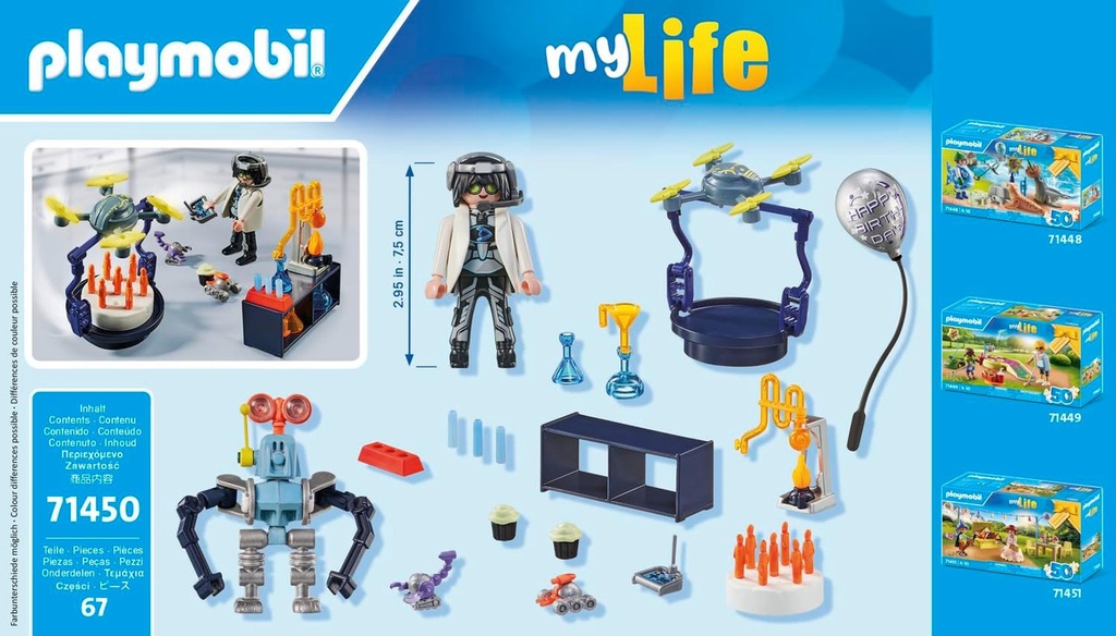 Investigador con robots PLAYMOBIL 71450