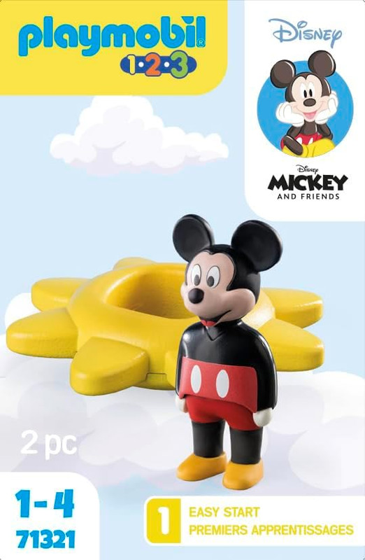 1.2.3 & Disney: Mickey Sol giratorio PLAYMOBIL 71321