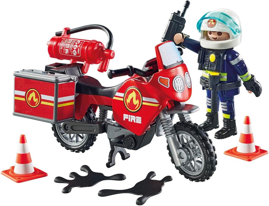Moto de bomberos PLAYMOBIL 71466
