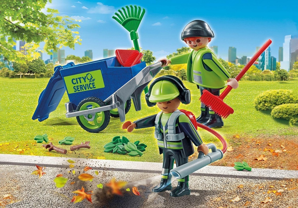 Equipo de limpieza urbana PLAYMOBIL 71434