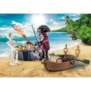 Starter Pack  Pirata con Bote de remos PLAYMOBIL 71254