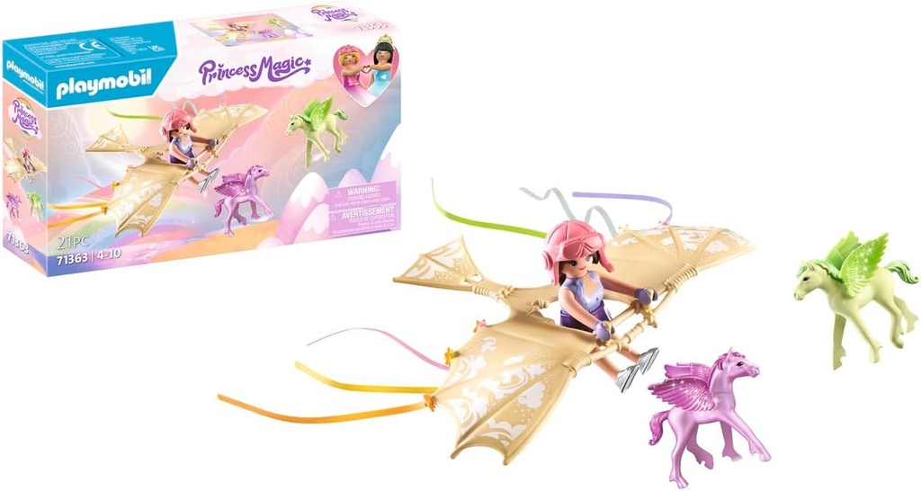 Paseo con potros Pegaso en las Nubes PLAYMOBIL 71363
