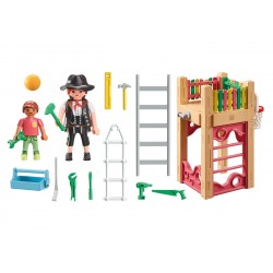 Carpintera con torre de juegos PLAYMOBIL 71475