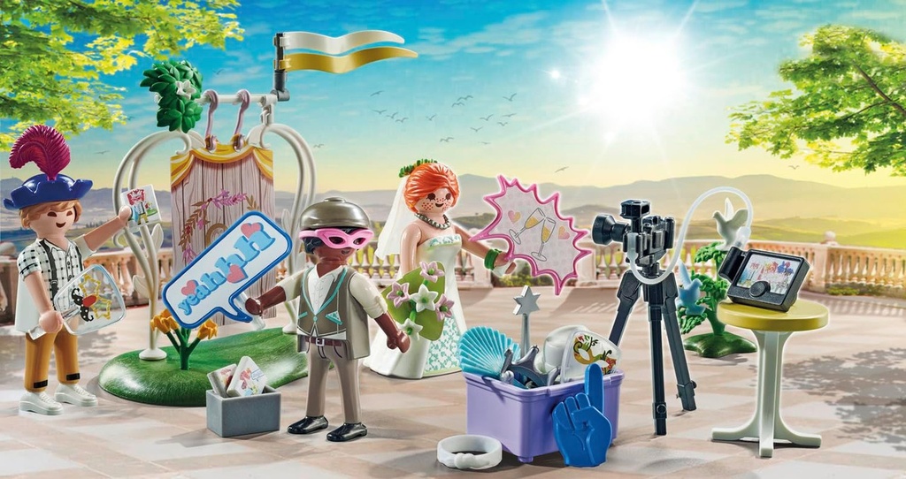 Photocall Boda PLAYMOBIL 71367