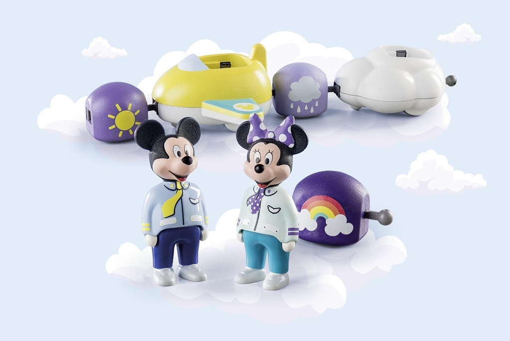 1.2.3 & Disney: Mickey y Minnie Tren Nube 