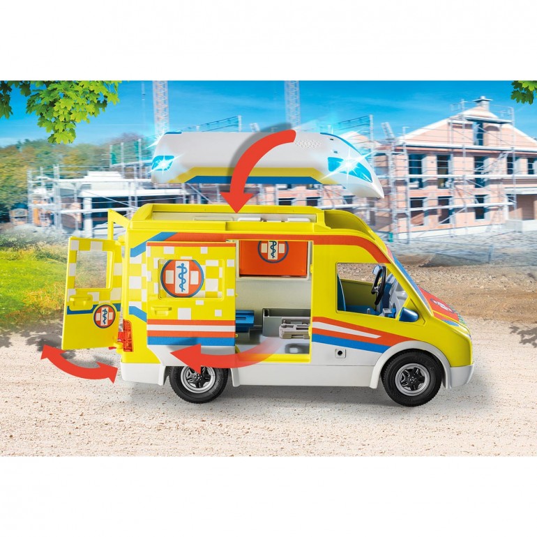 Ambulancia con luz y sonido PLAYMOBIL 71202