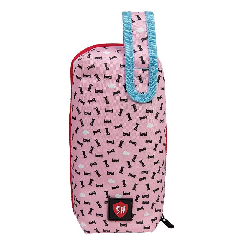 Kit 4 estuches con contenido Super Heroes rosa