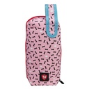 Kit 4 estuches con contenido Super Heroes rosa