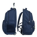 Mochila con ruedas 6 cremalleras (25 L) colección 430 since 1918, azul marino