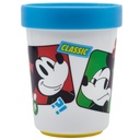 STOR VASO ANTIDESLIZANTE PREMIUM BICOLOR 250 ML MICKEY MOUSE FUN-TASTIC 74395
