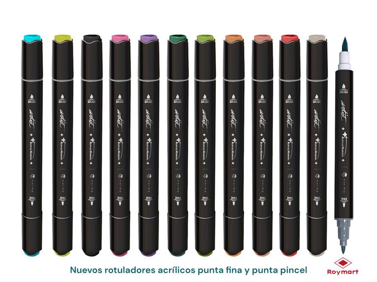 ESTUCHE  ACRILICOS DOBLE PUNTA